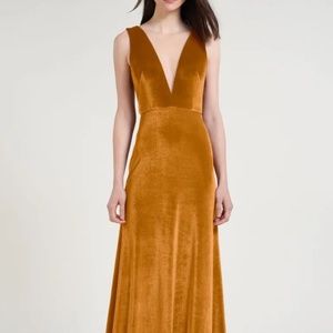 Golden Yellow Formal Bridesmaids Dress "Logan" by Jenny Yoo